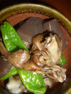こんにゃくのピリ辛煮