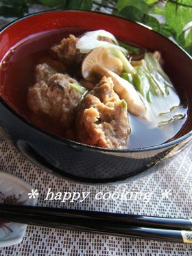 栄養満点♡さんまのつみれ汁