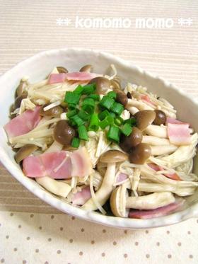 ◆えのきとしめじのレンジ蒸し◆