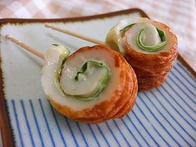 お弁当おつまみに❤ちくわと大葉のくるくる