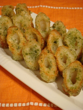 ちくわの磯辺揚げ♔withカリカリチーズ