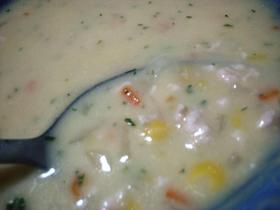 スープの素で簡単ご馳走スープ