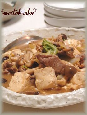 我が家の定番★豆腐と豚肉の炒め煮★