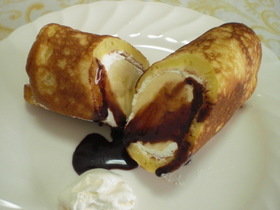 卵焼き器で☆まるごとバナナ☆