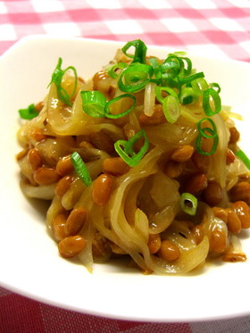 簡単さっぱり☆玉ねぎ納豆
