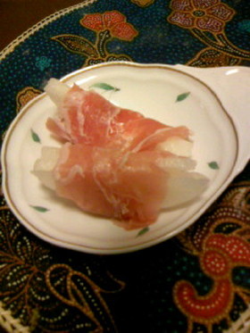 生ハム梨
