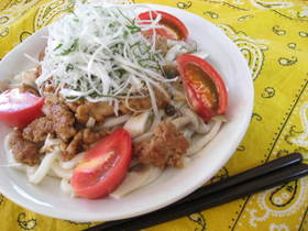 大絶賛♪なっとうサラダうどん