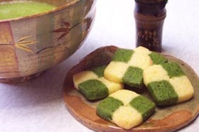 市松模様・和風抹茶クッキー