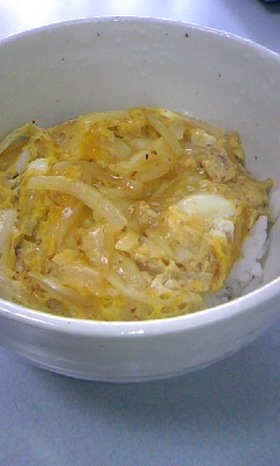 レンジで簡単☆卵丼
