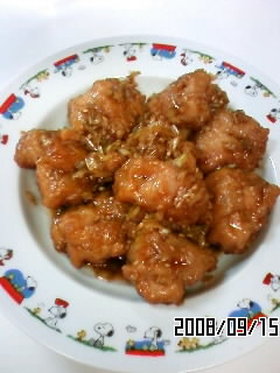 鳥の唐揚げ・甘酢風味