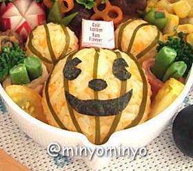 ミッキーのハロウィン弁当：キャラ弁