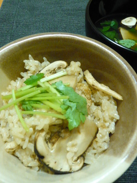 秋の味覚★松茸ご飯