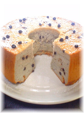 Oh!ブルーベリー!なシフォンケーキ