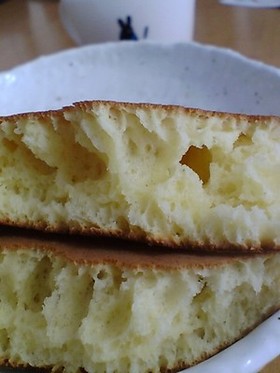 カサ増しホットケーキ☆これ☆だけで？
