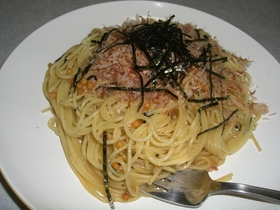 超簡単！！お茶漬けパスタ。