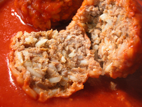 トマトの肉団子「ハンガリー料理」