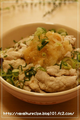 夏にぴったり♡ヘルシー豚みぞれ丼