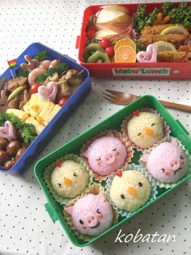 ２００８❤運動会のお弁当(キャラ弁）