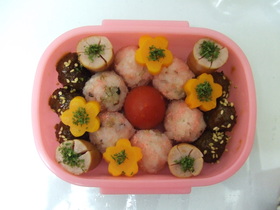 ✿✿いろんなお花のお花畑弁当✿✿