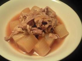 大根と豚の煮物