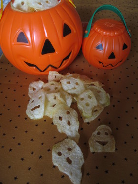 ハロウィン☆おばけチップス☆