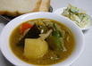鍋の素de”野菜たっぷりスープカレー”