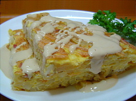 エビとポテトのマヨオムレツ