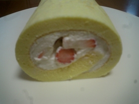 私の好きなふんわりしっとりロールケーキ♪