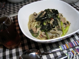 きのこいっぱい和風パスタ