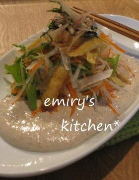 ✿胡麻と胡桃の豆腐ドレッシング✿