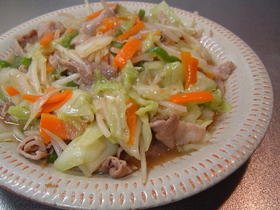 塩野菜炒め