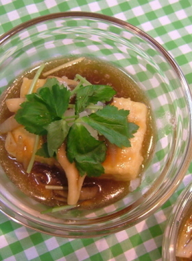 めんつゆで簡単★揚げだしあんかけ豆腐