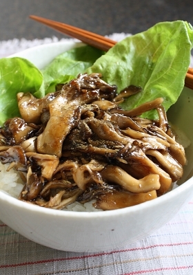 コックリ香る～♪舞茸の蒲焼丼★