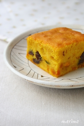 秋の味覚☆かぼちゃのケーキ