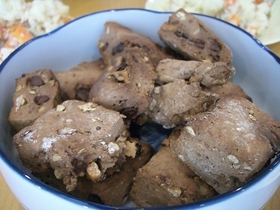 へるしー★豆腐のチョコナッツスコーン