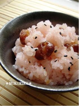 ほんのりあま～い♪甘納豆のお赤飯