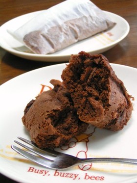 クックパーで楽チ~ン!3分チョコケーキ
