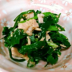 ニラのツナぽん和え
