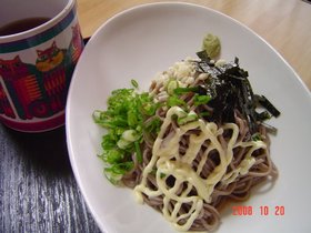 マヨ蕎麦★賢い主婦のB級一人ランチ