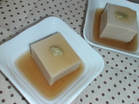 栗豆腐