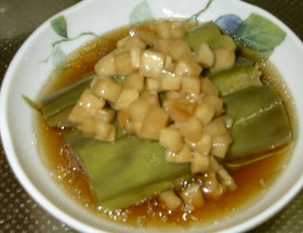 レンジで簡単時短＊中華風蒸し茄子