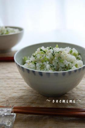 シンプル菜飯♪