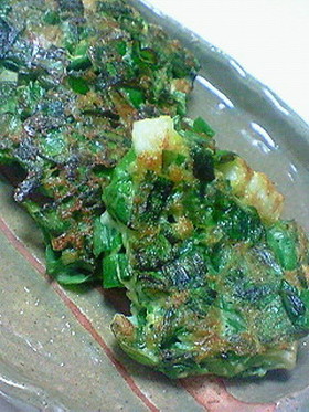 もっちりサクサクミニネギ焼き
