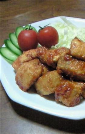 鮭の竜田揚げ☆甘酢あん