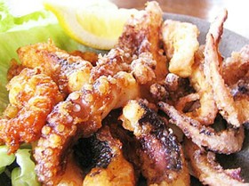 ✿イカゲソの唐揚げぇ✿