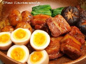 ごはんにぴったり!栗と豚ばら肉の煮物