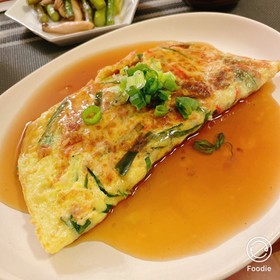 フウヨウハイ風ニラ卵あんかけ