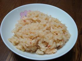 簡単かにめし