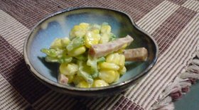 ♪ゴーヤとコーンのシャキシャキサラダ♪