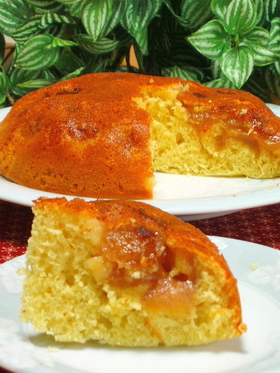 炊飯器で簡単♡ワイン香るブドウのケーキ